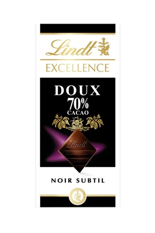 4 x Tablette Excellence noir Doux 70% cacao - 100 g