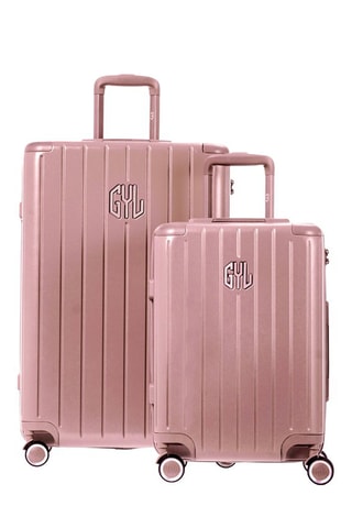 Set van 2 Trolleys (S/M) FE204  - 55/65 cm - Roze