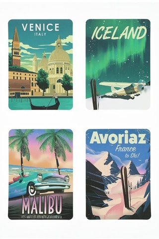 12 Stickers Cities