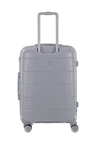 Weekendtrolley (M) CH3 - 65 cm - Zilverkleurig