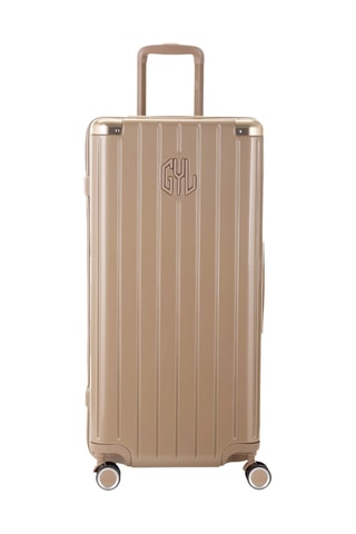 Grote Trolley Trunk (L) - 80 cm - Goudkleurig