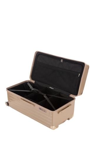 Grote Trolley Trunk (L) - 80 cm - Goudkleurig