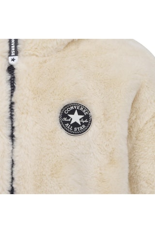 Chaqueta con capucha  - Blanco