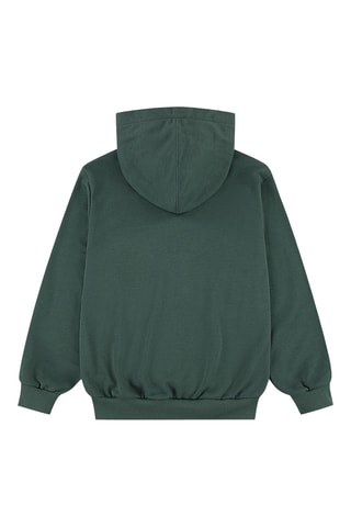 Sudadera con capucha   - Verde oscuro