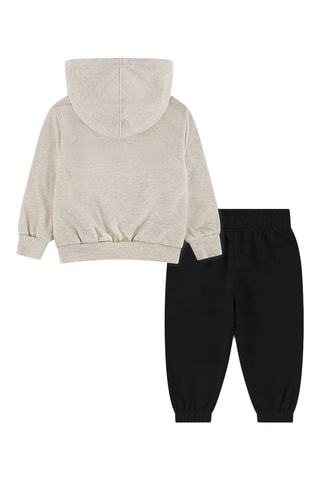 Sudadera con capucha y pantalón de chándal - Negro