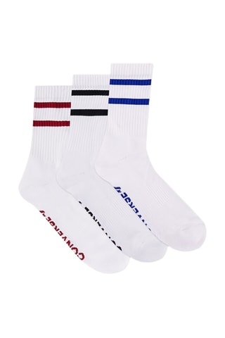 3 pares de calcetines - Blanco