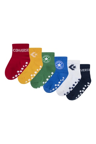 6 pares de calcetines  - Rojo