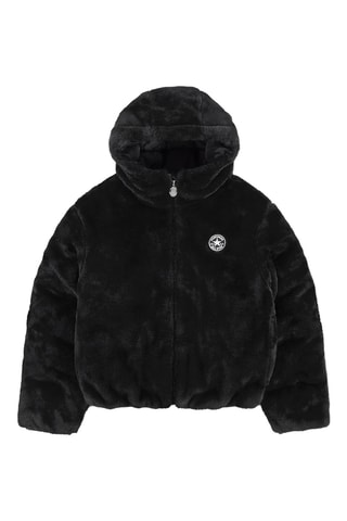 Chaqueta con capucha - Negro