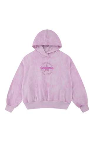 Sudadera con capucha tie-dye - Rosa