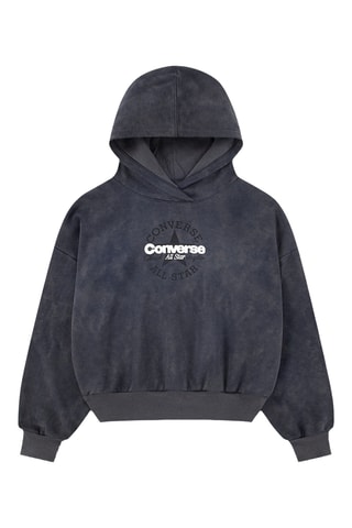 Sudadera con capucha tie-dye - Marrón oscuro