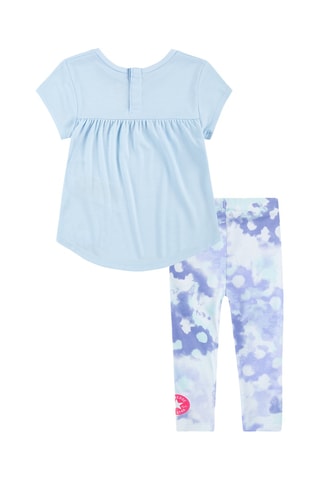 Camiseta y leggings - Azul