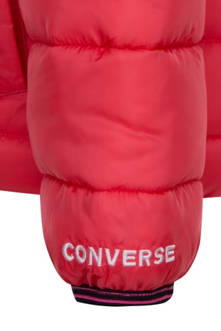 Anorak con capucha - Rojo oscuro