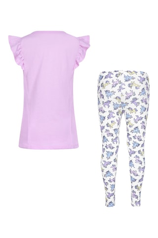 Camiseta y leggings - Blanco
