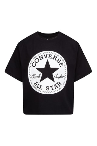 Camiseta de manga corta   - Negro