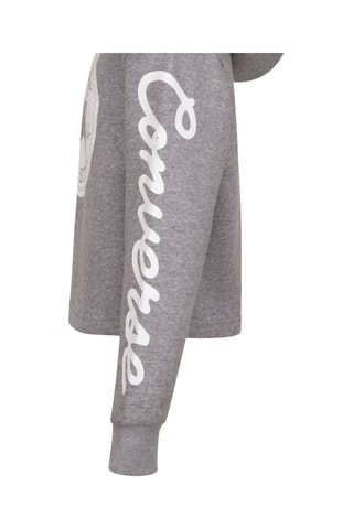 Sudadera con capucha   - Gris jaspeado