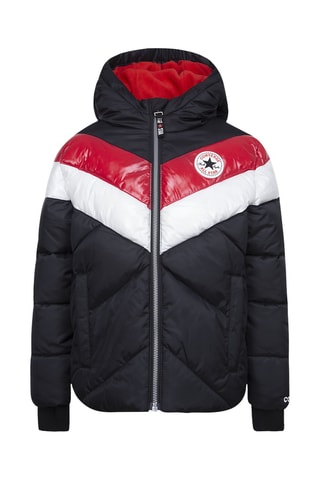 Anorak con capucha - Negro