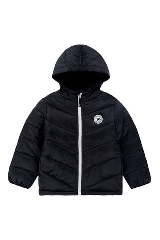 Anorak con capucha  - Negro