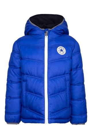 Anorak con capucha  - Azul