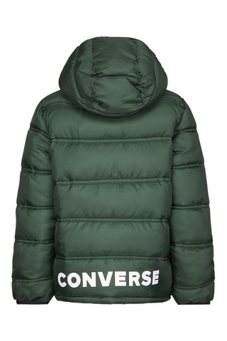 Anorak con capucha  - Verde oscuro