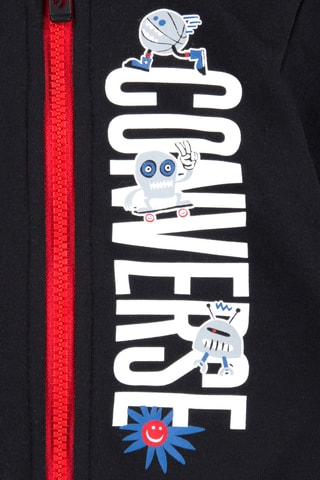 Sudadera con capucha y pantalón de chándal  - Negro