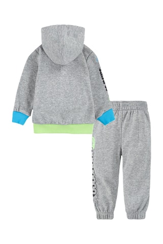 Sudadera con capucha y pantalón de chándal  - Gris jaspeado