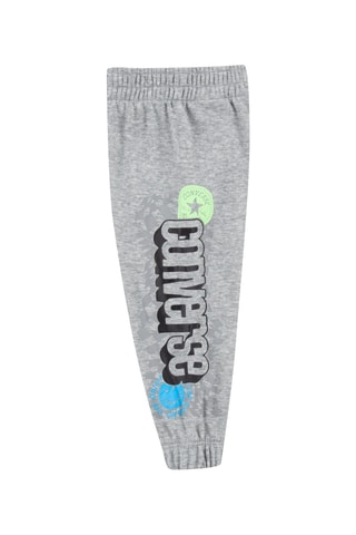 Sudadera con capucha y pantalón de chándal  - Gris jaspeado