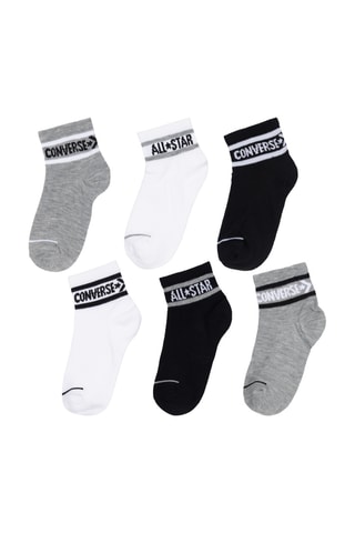 6 pares de calcetines   - Gris jaspeado