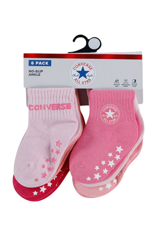 6 pares de calcetines  - Rosa