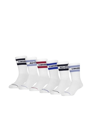 6 pares de calcetines   - Blanco