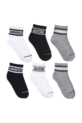 6 pares de calcetines - Gris jaspeado