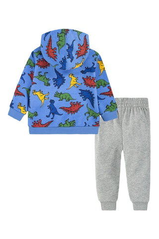 Sudadera con capucha y pantalón de chándal  - Gris jaspeado