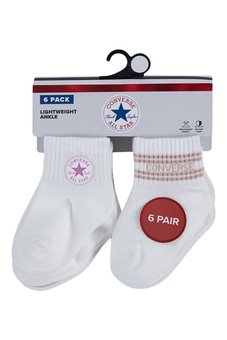 6 pares de calcetines - Crudo