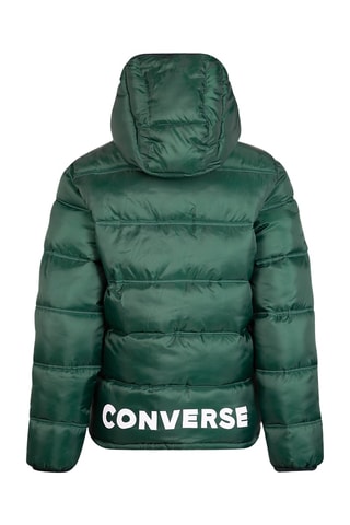 Anorak con capucha - Verde oscuro
