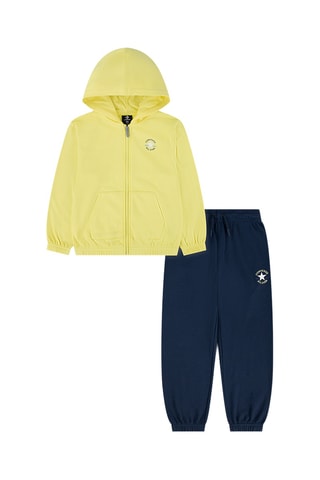 Sudadera con capucha y pantalón - Azul marino
