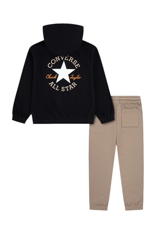 Sudadera con capucha y pantalón - Caqui