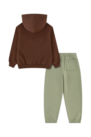 Sudadera con capucha y pantalón - Caqui