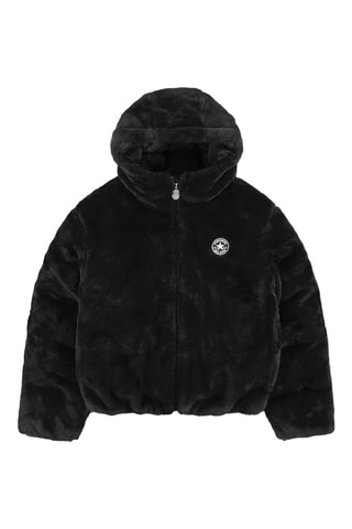 Chaqueta con capucha - Negro