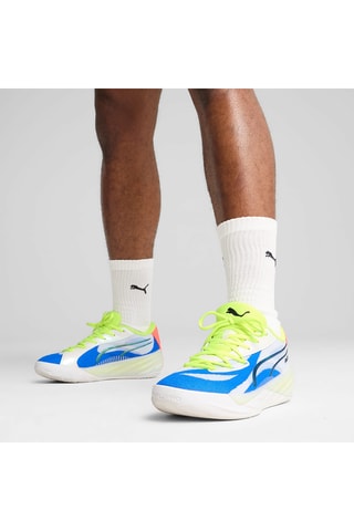 Zapatillas de baloncesto - Blanco y verde