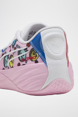Zapatillas de baloncesto - Rosa y blanco