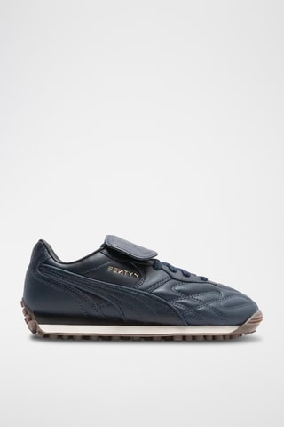 Zapatillas de piel bovina - Azul marino