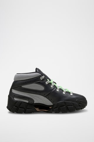 Zapatillas de piel - Negro