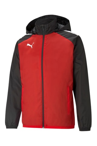 Chaqueta de fútbol con capucha - Rojo