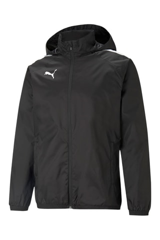 Chaqueta de fútbol con capucha - Negro