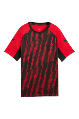 Camiseta regular fit - Rojo y negro