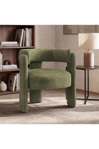 Fauteuil Georges - Kaki - En polyester