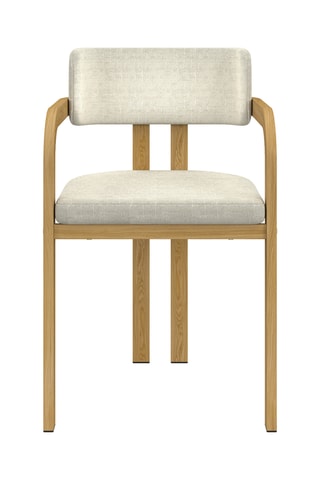 6 fauteuils Elsa - Beige - Polyester