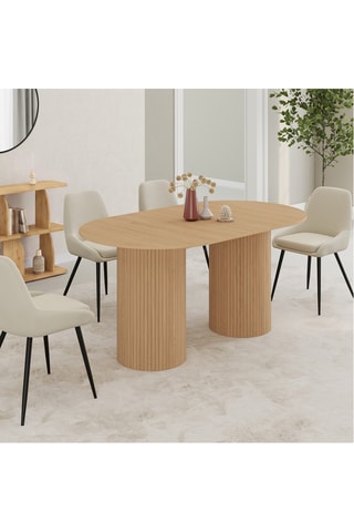 Table à manger extensible Albane - 160/200 x 90 x 75 cm