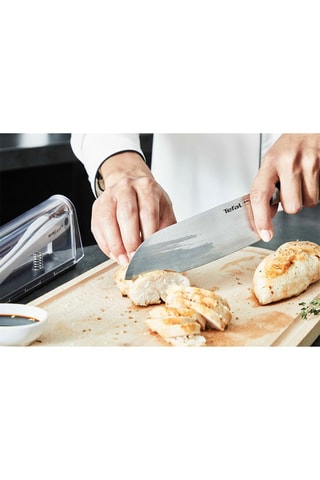 Couteau de chef en acier inoxydable et étui de protection Ever Sharp - 16,5 cm