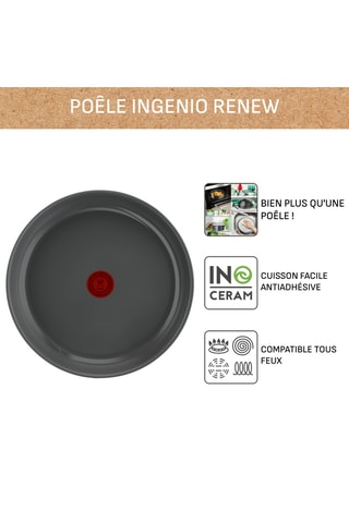 Poêle en céramique Ingenio Renew 22 cm
