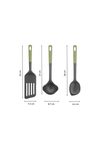 3 ustensiles de cuisine Essential - Noir